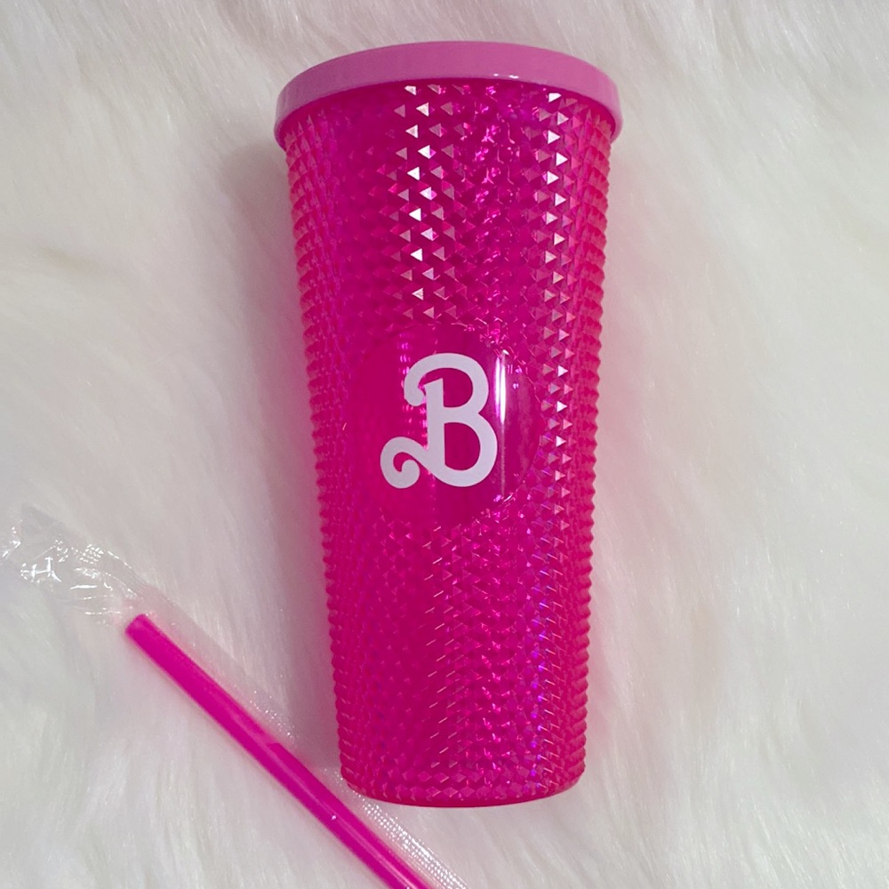 Barbie The Movie Pink Diamond Studded Tumbler NWT Excellent Condition - Picture 6 of 12